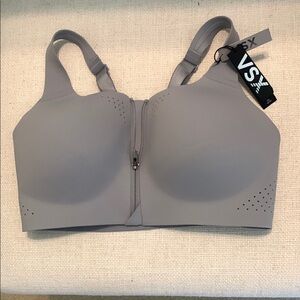 Victoria's Secret Gray Sports Bra Seamless Comfort NWT 36 D